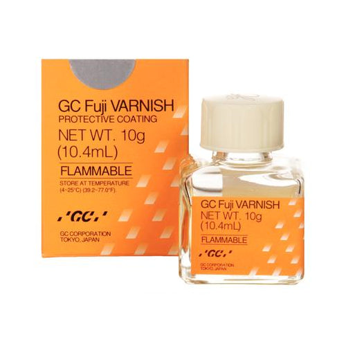 GC 000026 Fuji Varnish Protective Coating Self Cure Glass Ionomer Sealant 10 Gm GC 000026 Fuji Varnish Protective Coating Self Cure Glass Ionomer Sealant 10 Gm